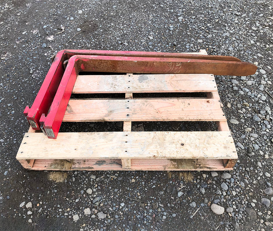 4" x 42" Bolzoni Class II Forklift Forks