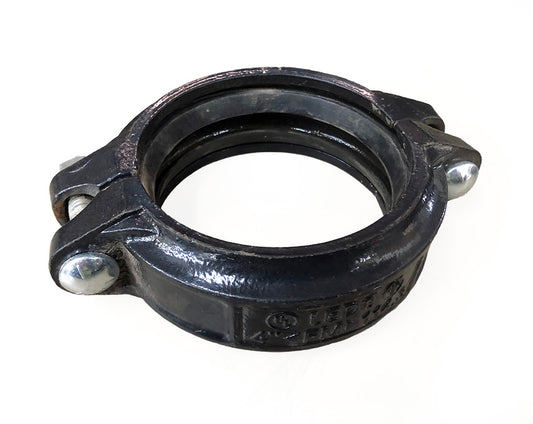 LEDE 4" Rigid Grooved Pipe Coupling