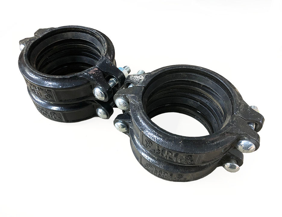 LEDE 4" Rigid Grooved Pipe Coupling