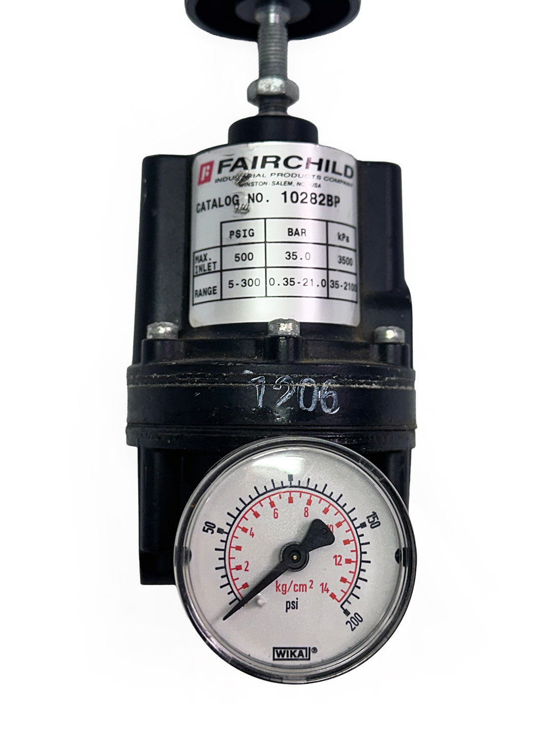 Fairchild 10282BP Pneumatic Back Pressure Regulator