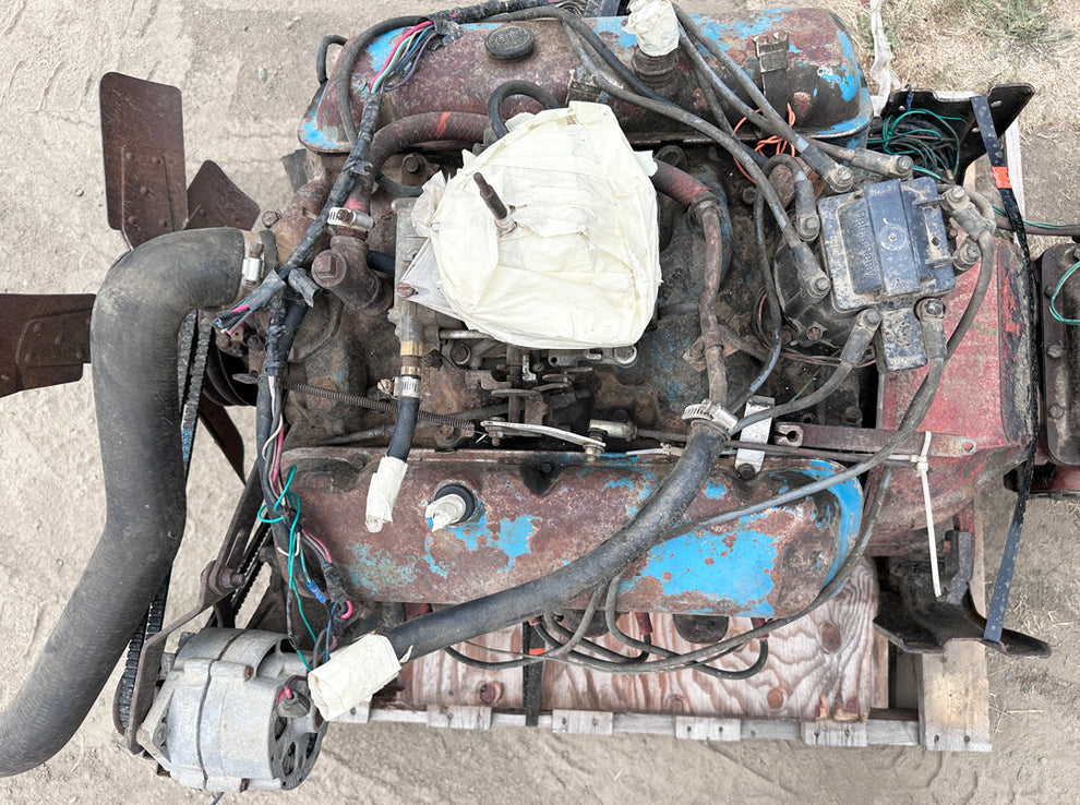1970 Chevrolet 366T Big Block Engine w/ Clark Transmission – Industrial ...