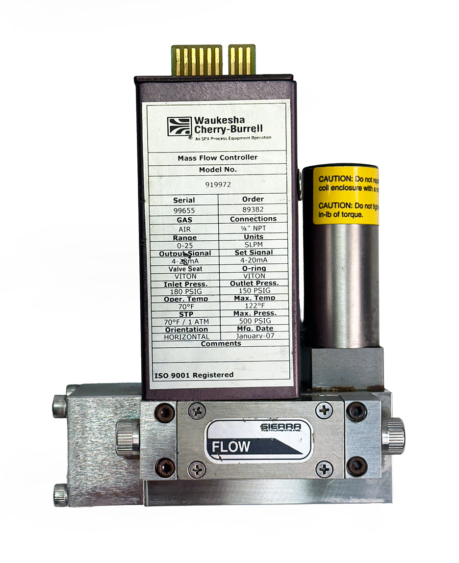 SPX FLOW Waukesha Cherry-Burrell 919972 Air Mass Flow Controller