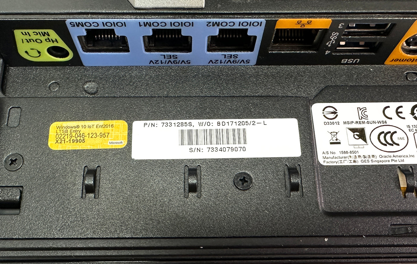 2018 Oracle MICROS Workstation 6 Complete Checkout Terminal (POS)