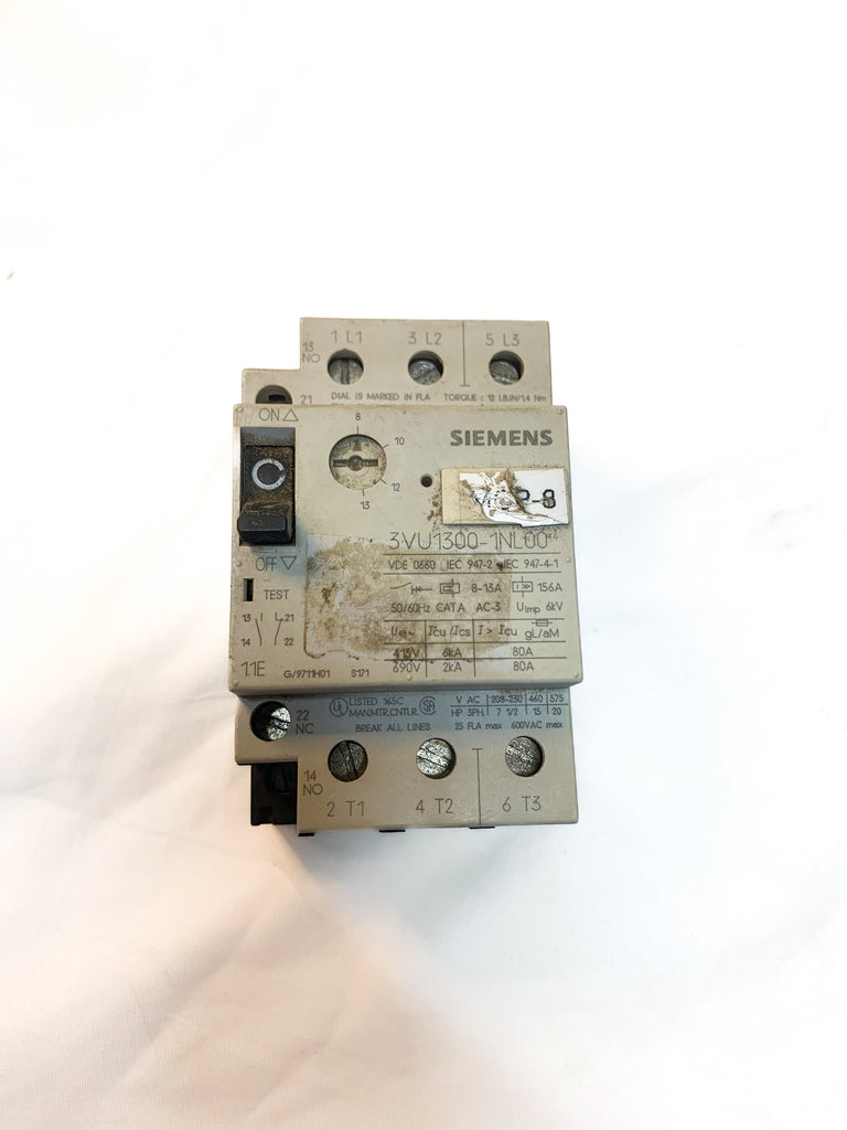 Siemens #3VU1300-1NL00 ~ or ~ #3VU1300-1MP00 Circuit Breaker