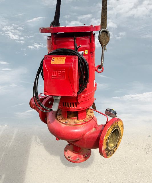 Peerless 6PVF10, 750 GPM Inline Pump w/ 50 HP Weg W40 Motor