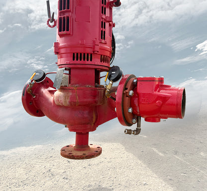 Peerless 6PVF10, 750 GPM Inline Pump w/ 50 HP Weg W40 Motor