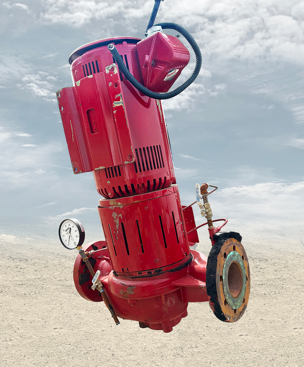 Bell & Gossett e-80SC 4x9.5B Vertical Inline Pump w/ 15 HP Baldor Motor