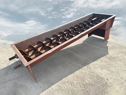 Heavy-Duty Dual Screw Auger Conveyor