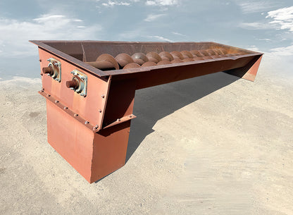 Heavy-Duty Dual Screw Auger Conveyor