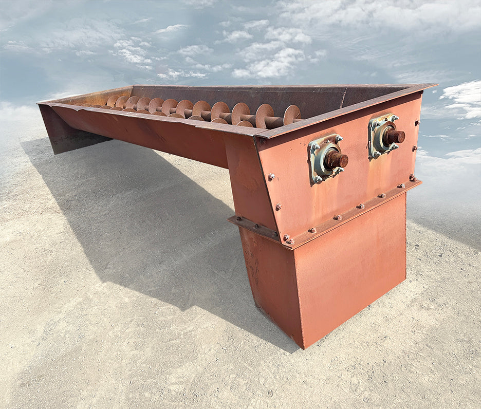 Heavy-Duty Dual Screw Auger Conveyor