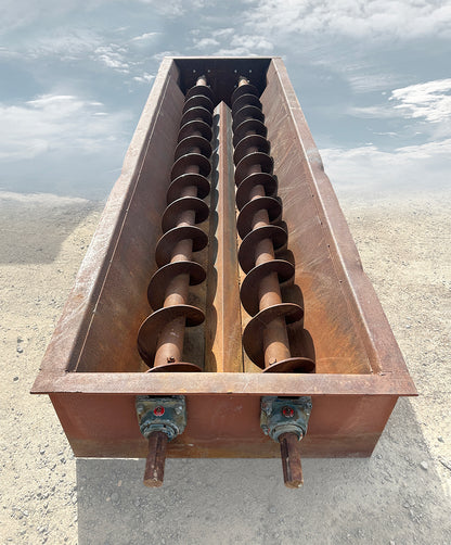 Heavy-Duty Dual Screw Auger Conveyor