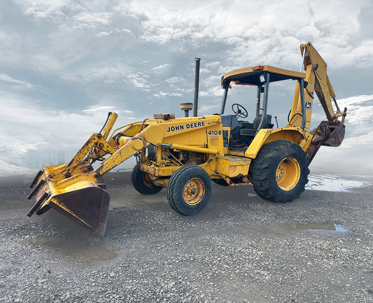 1983 John Deere 410B Backhoe Loader