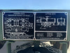 Utility Tool & Body Co M1061A1 5-Ton Flatbed Trailer Tiedown Lifting Data Specification Plate
