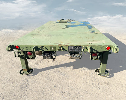 Military Surplus M1061A1 5-Ton Flatbed Trailer (10,000 lb Payload)