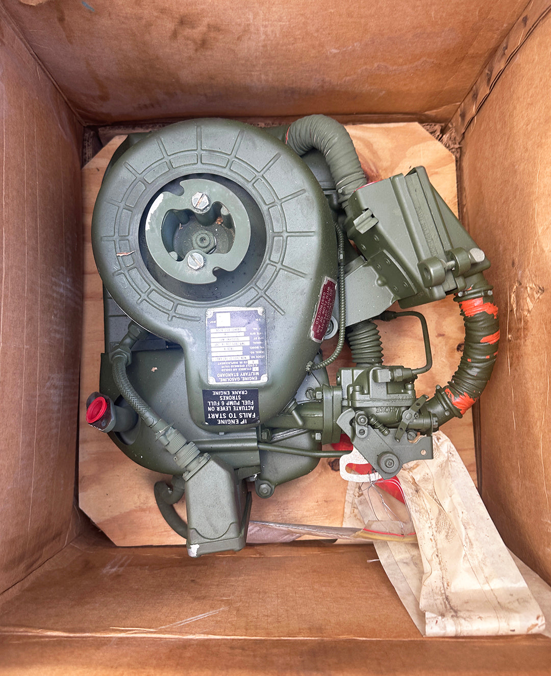 New ~ Military Surplus ~ Teledyne WFI 1A08-4 1-Cylinder Engine