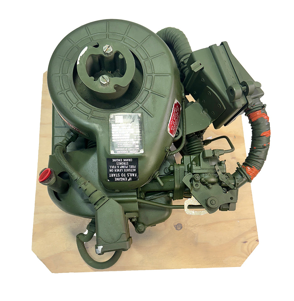 New ~ Military Surplus ~ Teledyne WFI 1A08-4 1-Cylinder Engine