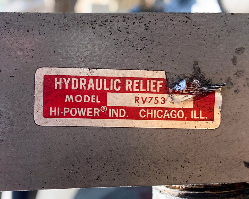 Hydraulic & Air Equipment Co / DR Rivett / Etc. Hydraulic Unit