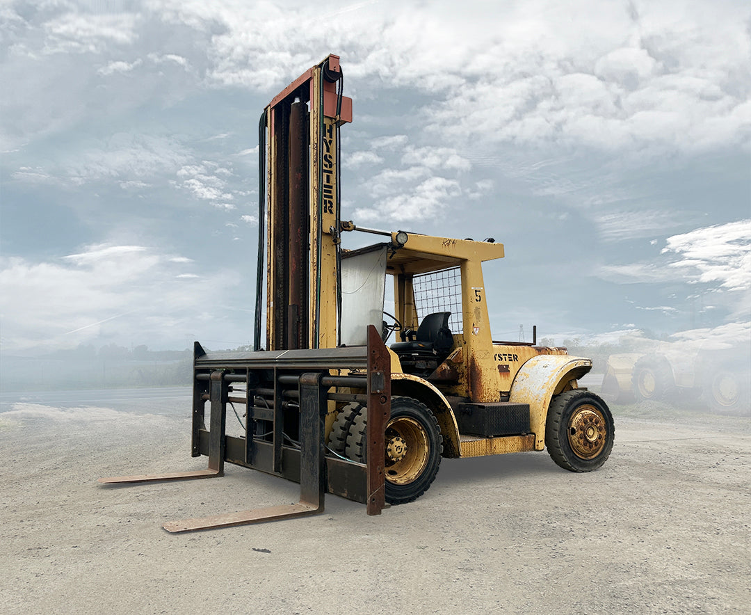 2008 Hyster H150H Forklift w/ Sideshift, Tilt, Fork Positioners