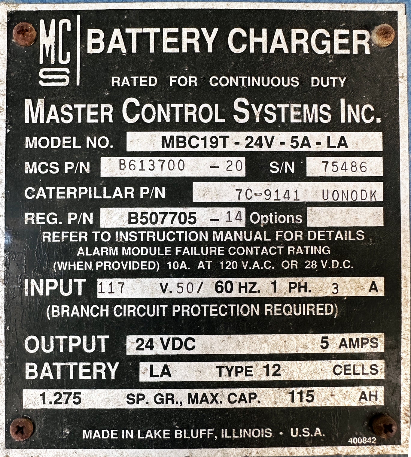 Caterpillar SR4 Mobile Generator w/ 3304 Engine & Battery Charger