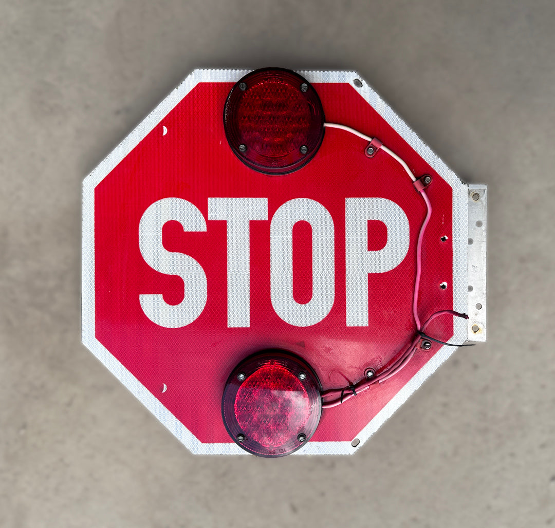 Wired 12V Stop Sign