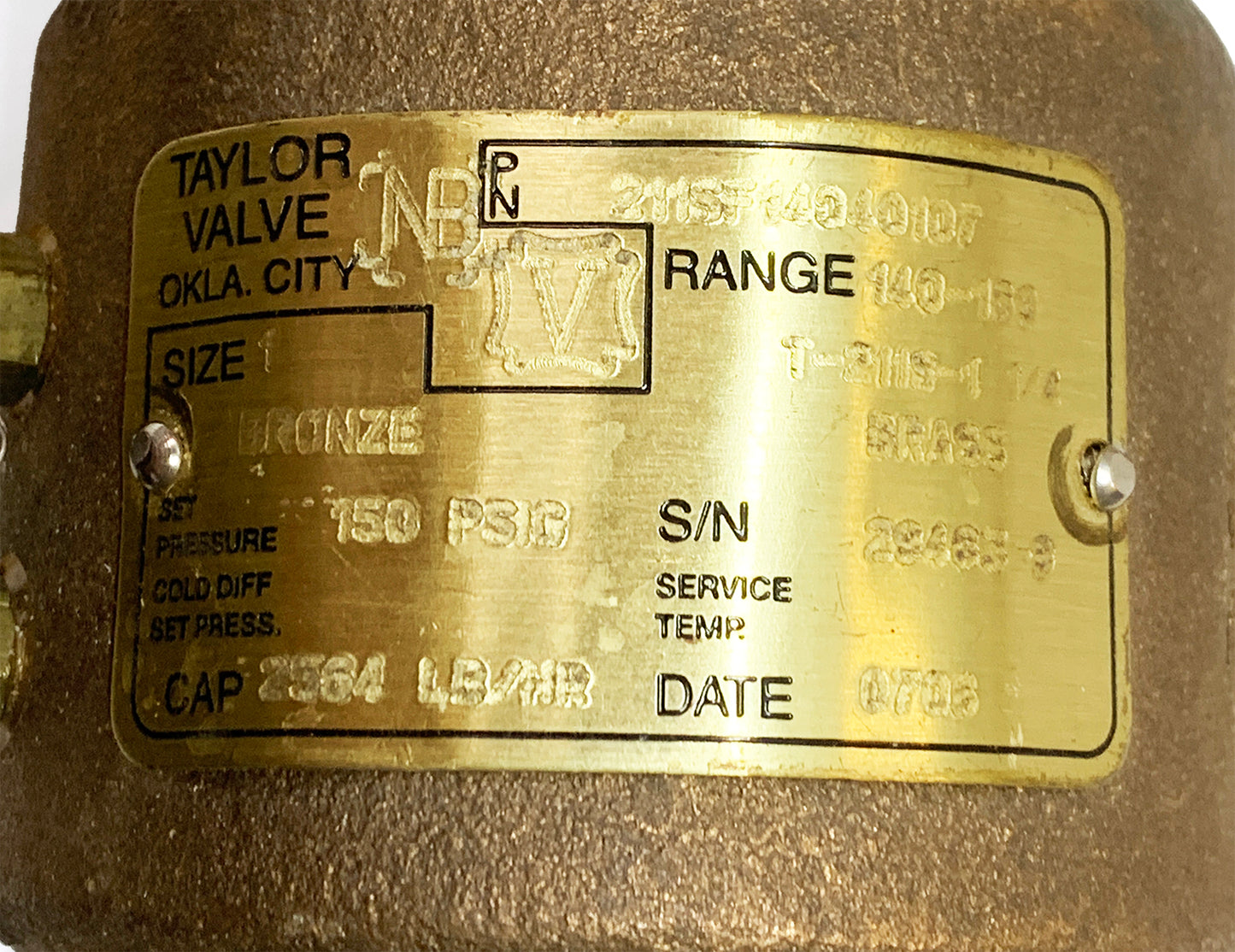 New ~ Taylor T-211SF140040107 Valve