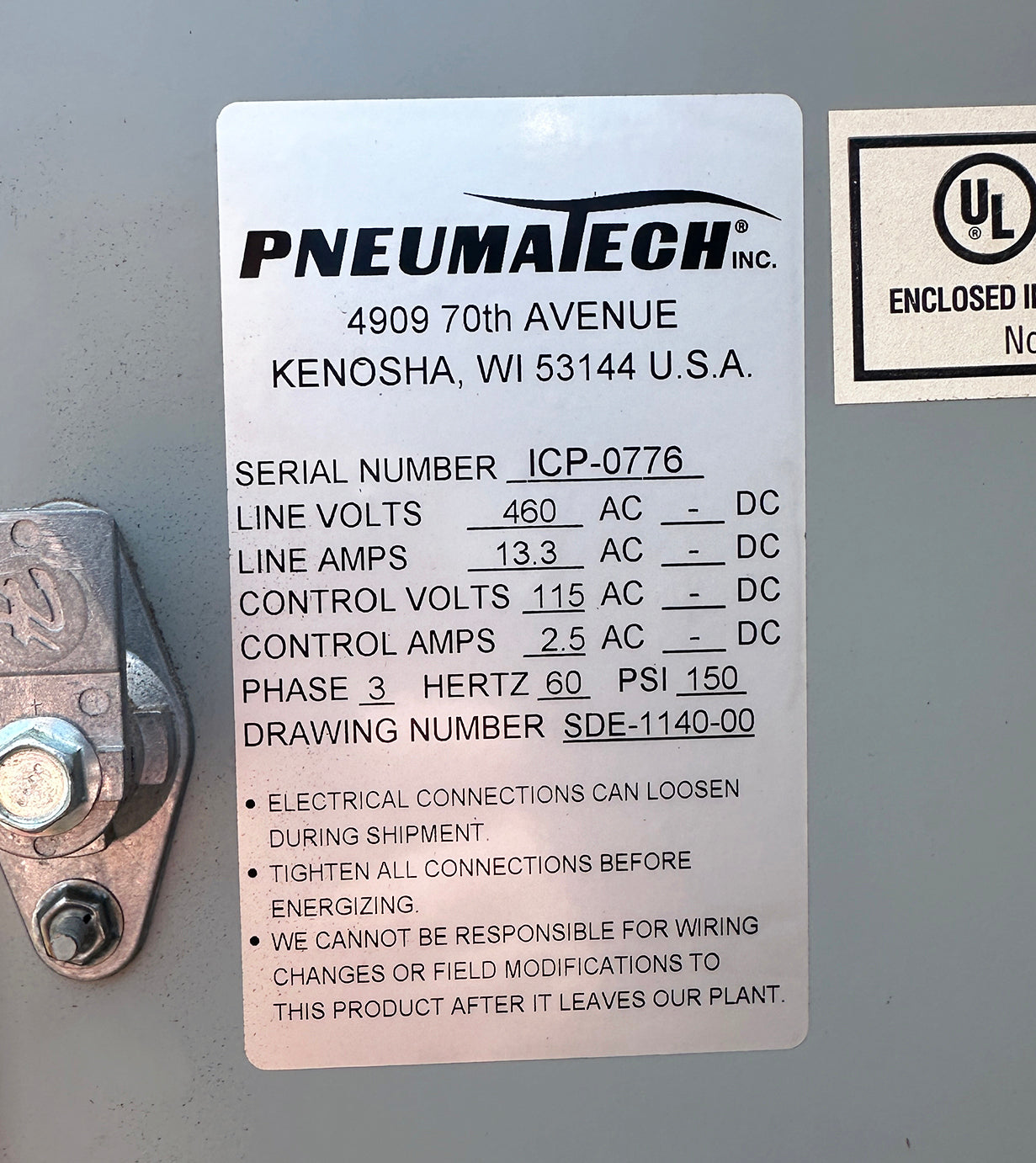 Pneumatech EE-1000 Heat Reactivated Air Dryer