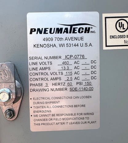 Pneumatech EE-1000 Heat Reactivated Air Dryer
