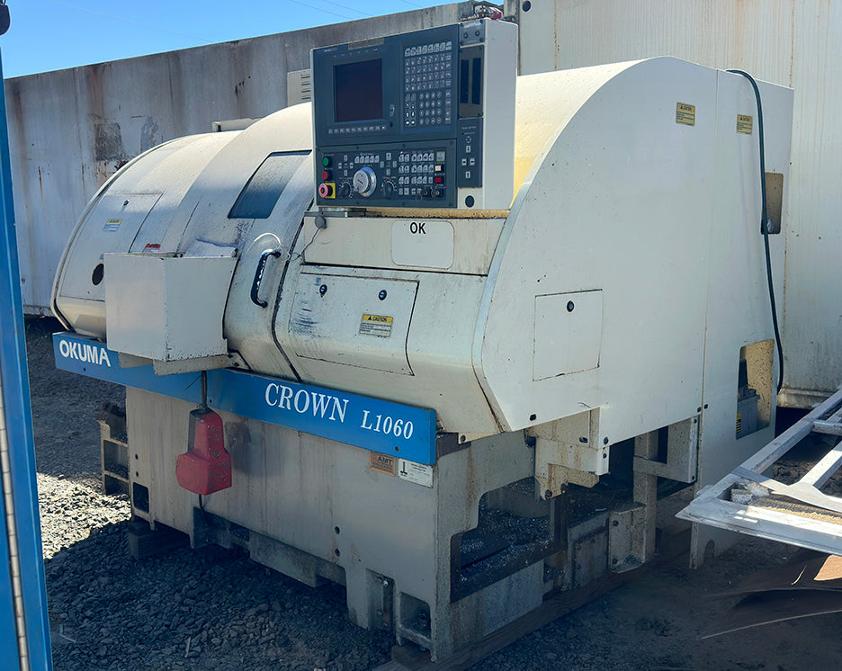 1997 Okuma Crown L1060 CNC Turning Center Lathe