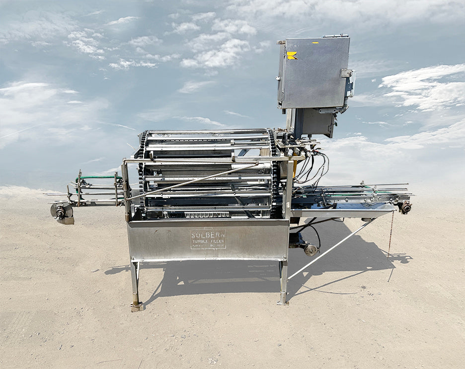 Solbern PTF Tumble Filler - Stainless Frame & Upgraded VFD Panel - AS-IS (No Motors)