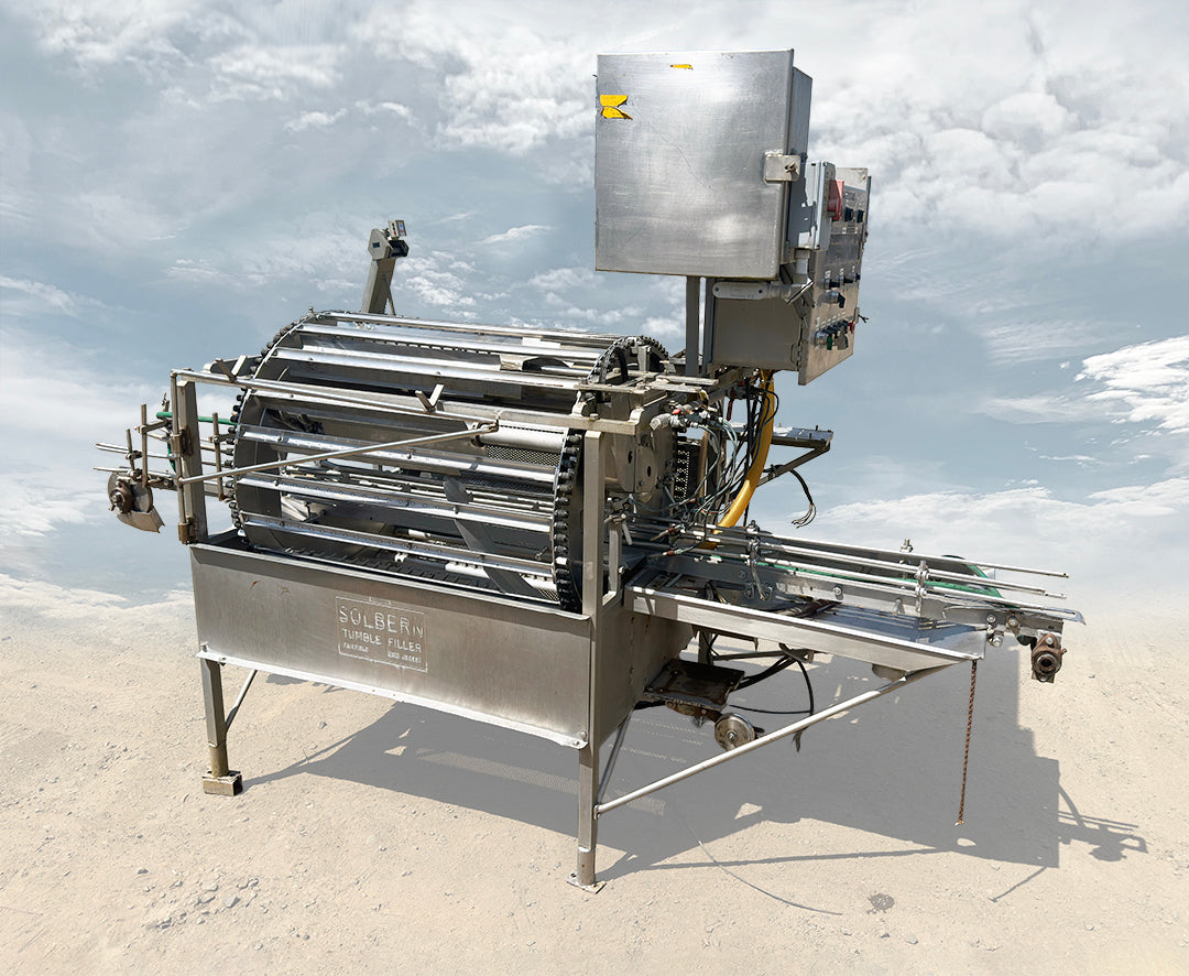 Solbern PTF Tumble Filler - Stainless Frame & Upgraded VFD Panel - AS-IS (No Motors)