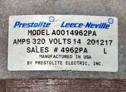 Prestolite / Leece Neville A0014962PA Alternator