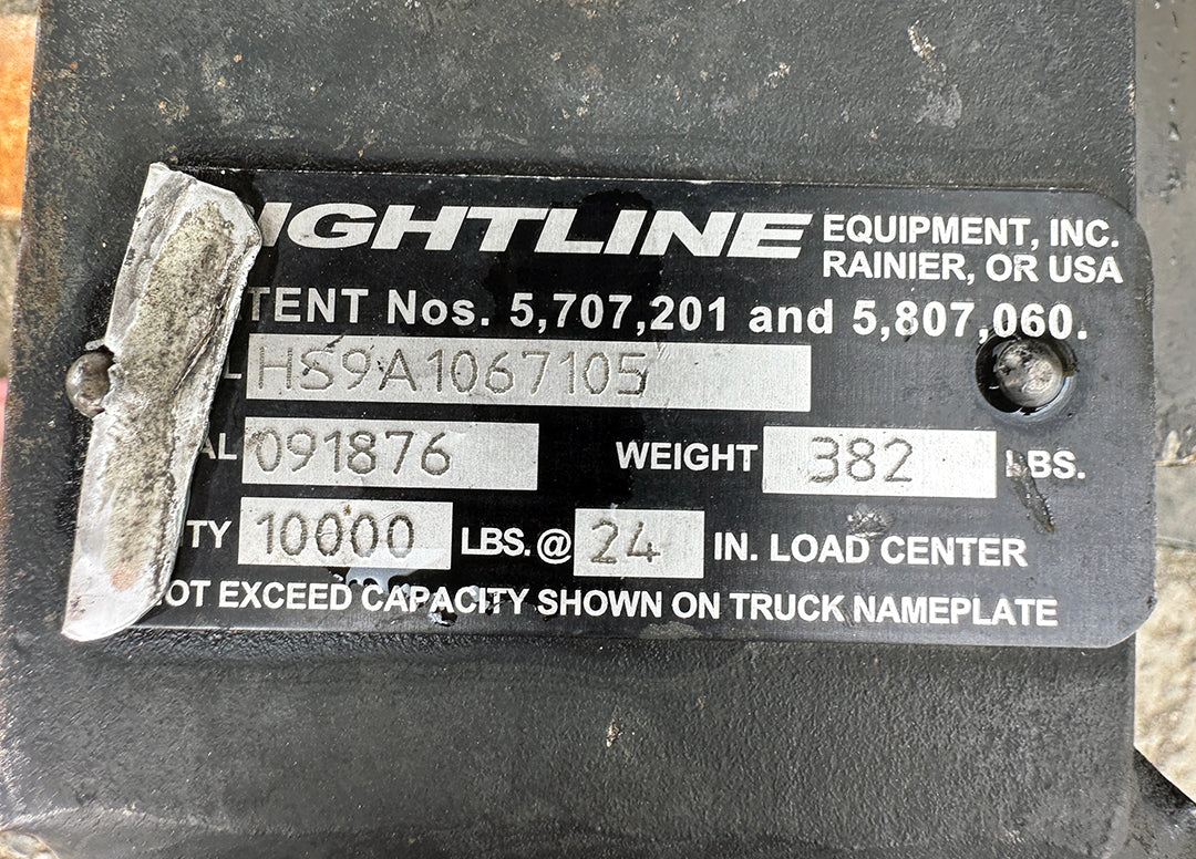 2009 Hyster S60FT 6000 lb. Forklift with Side Shift