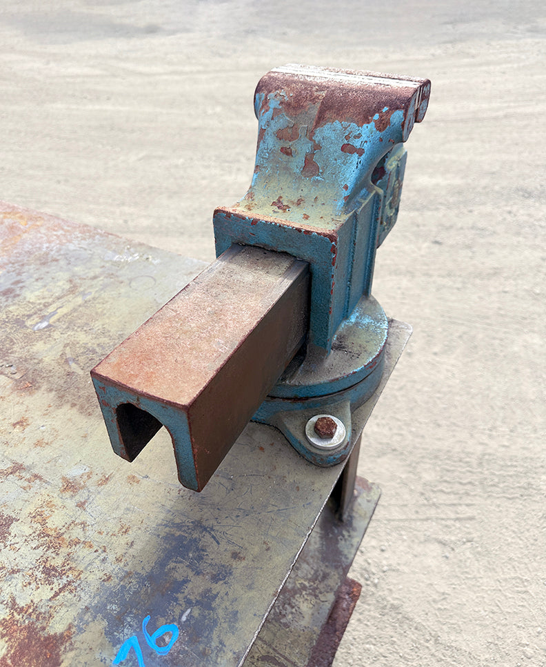 JET machinist bench vise heavy duty industrial steel rear profile square slide mechanism 