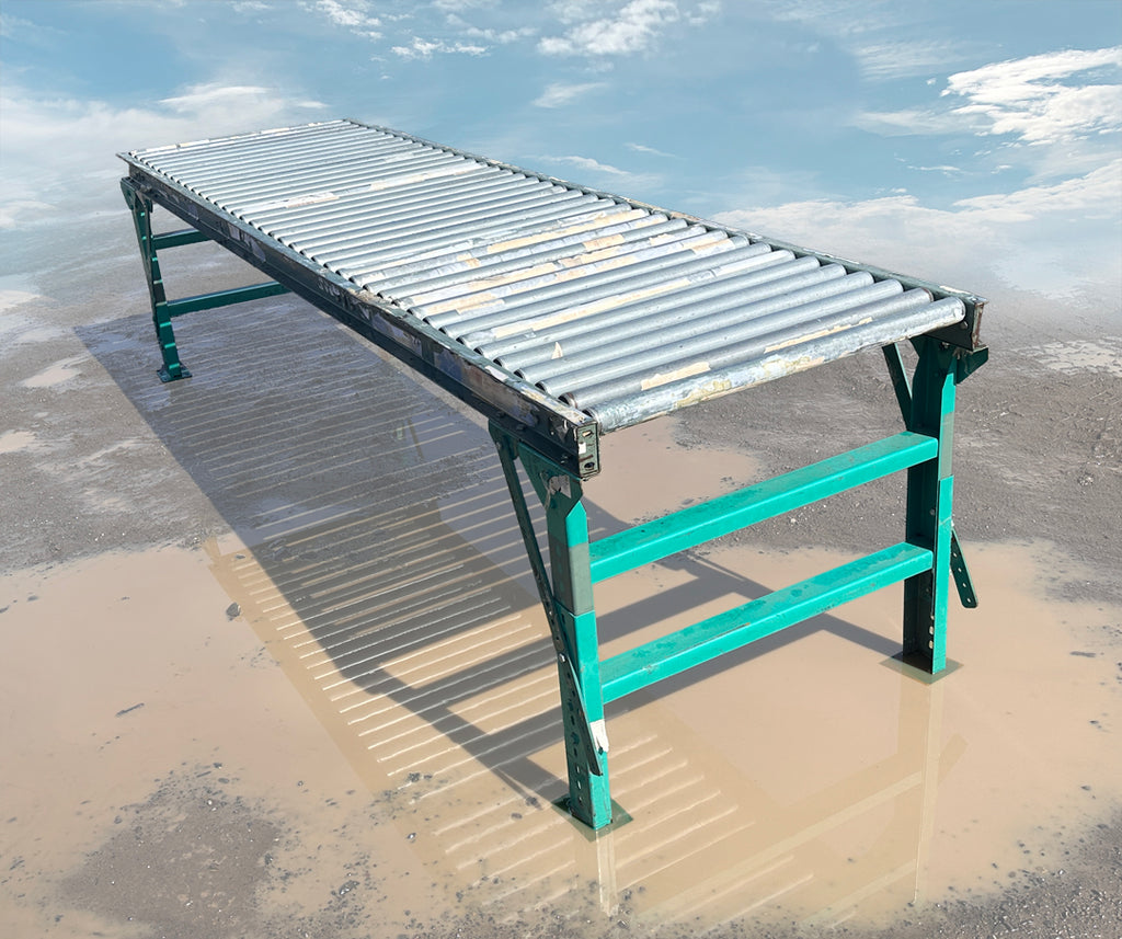 10' x 31" Adjustable Height Gravity Conveyor