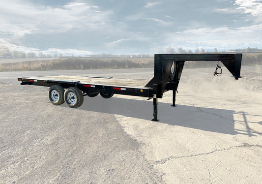 Heavy-Duty 20'8" x 96" Tandem Axle 5th Wheel Trailer