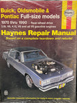 Haynes Repair Manuals and Chilton Total Car Care Manuals
