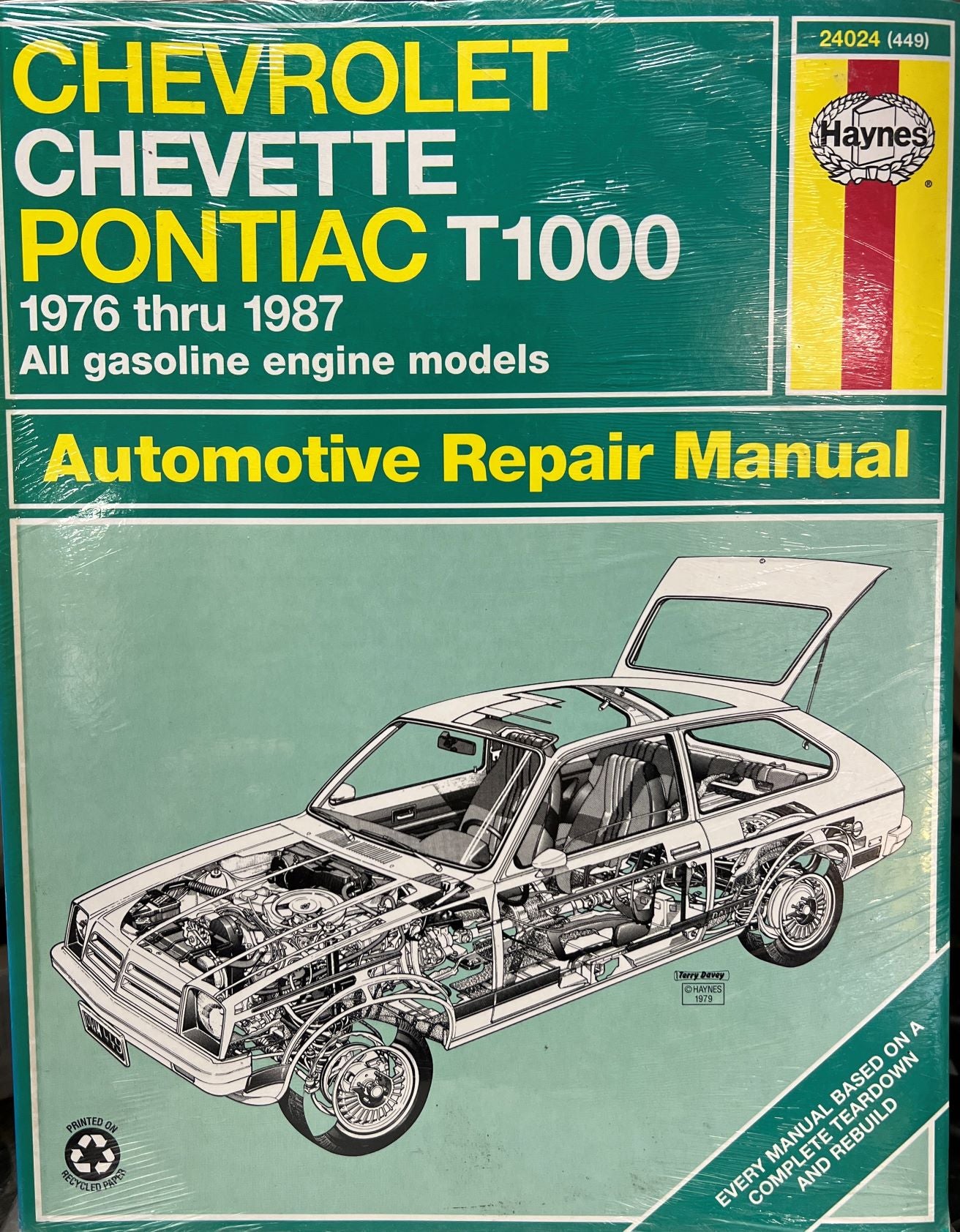 Haynes Repair Manuals and Chilton Total Car Care Manuals