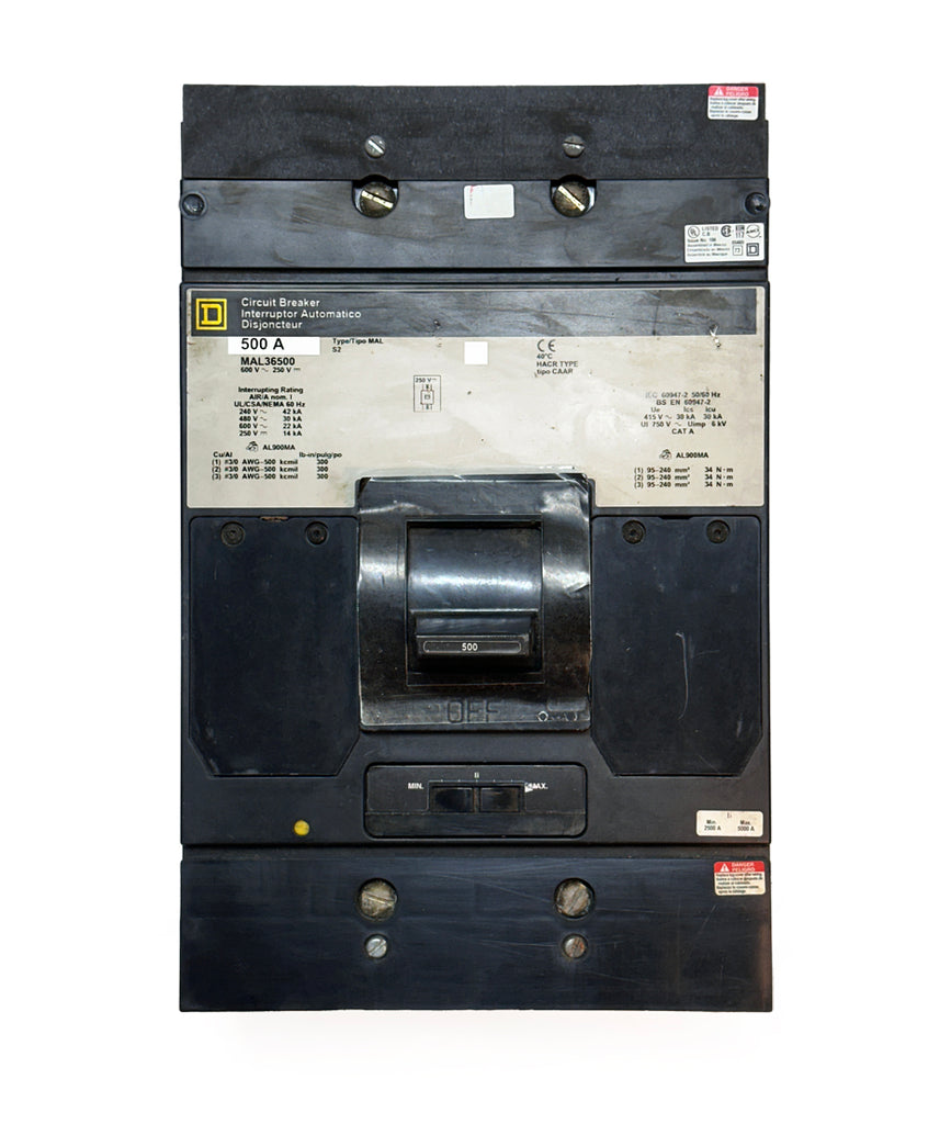 Square D MAL36500 500A Circuit Breaker