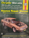 Haynes Repair Manuals and Chilton Total Car Care Manuals
