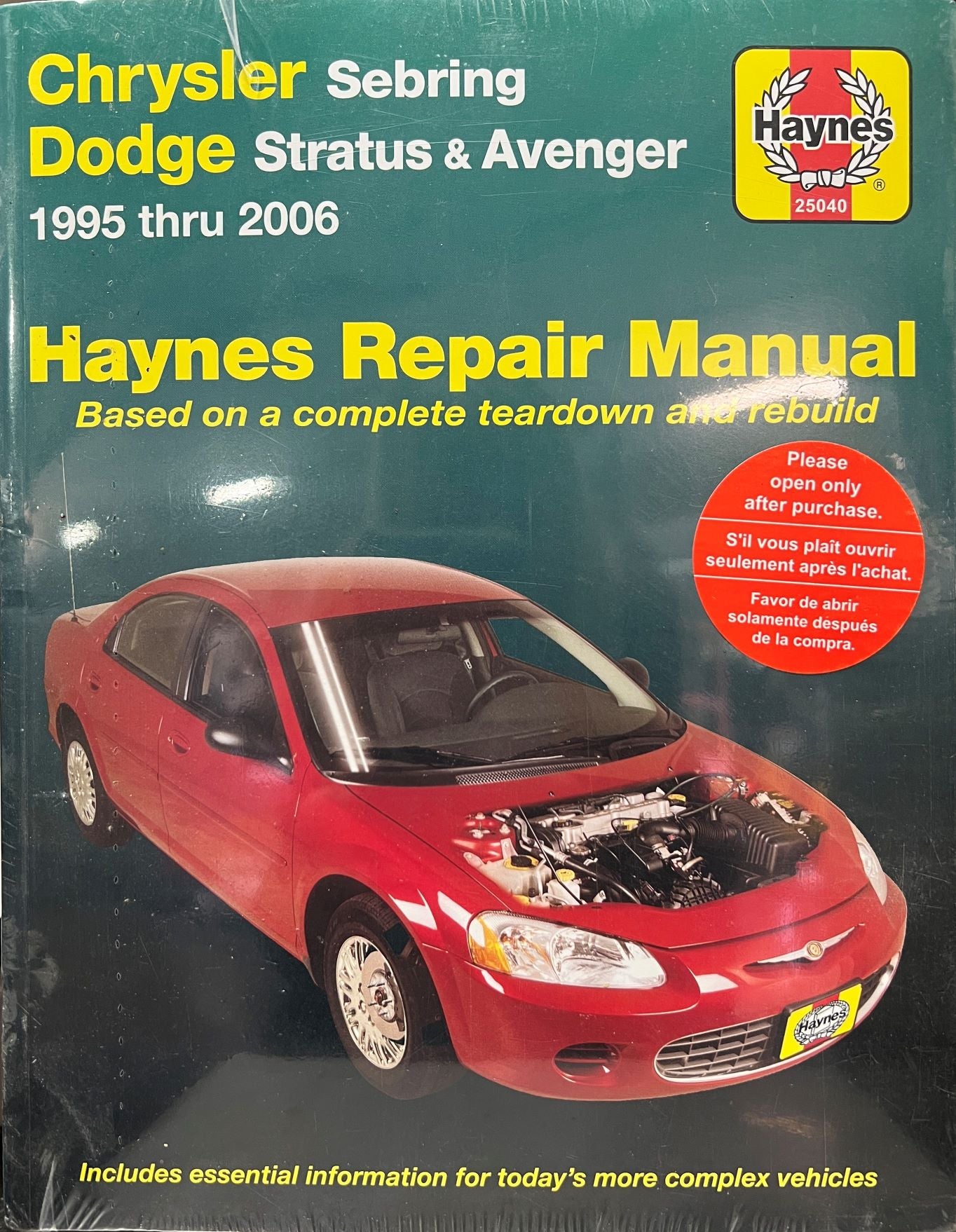 Haynes Repair Manuals and Chilton Total Car Care Manuals