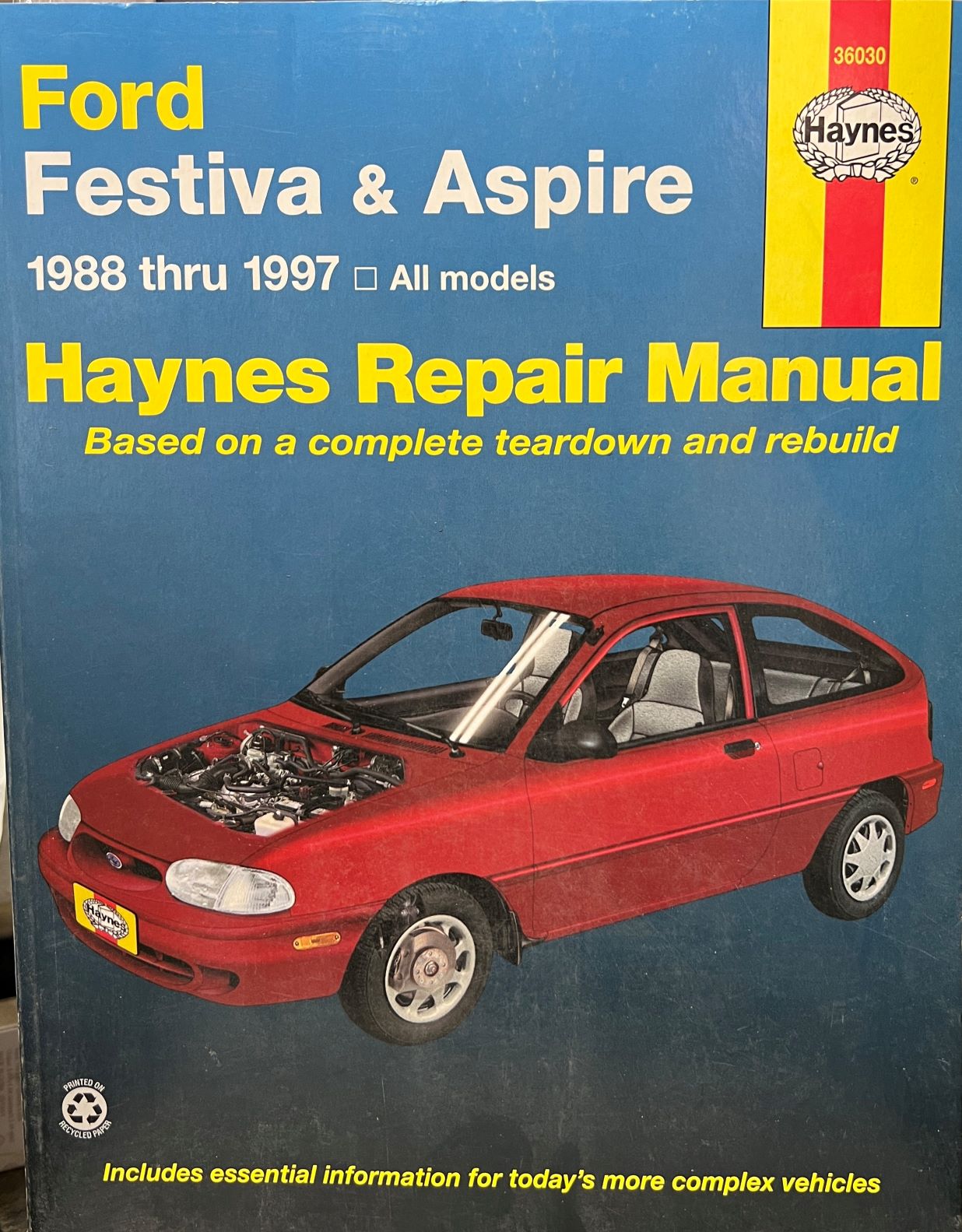 Haynes Repair Manuals and Chilton Total Car Care Manuals