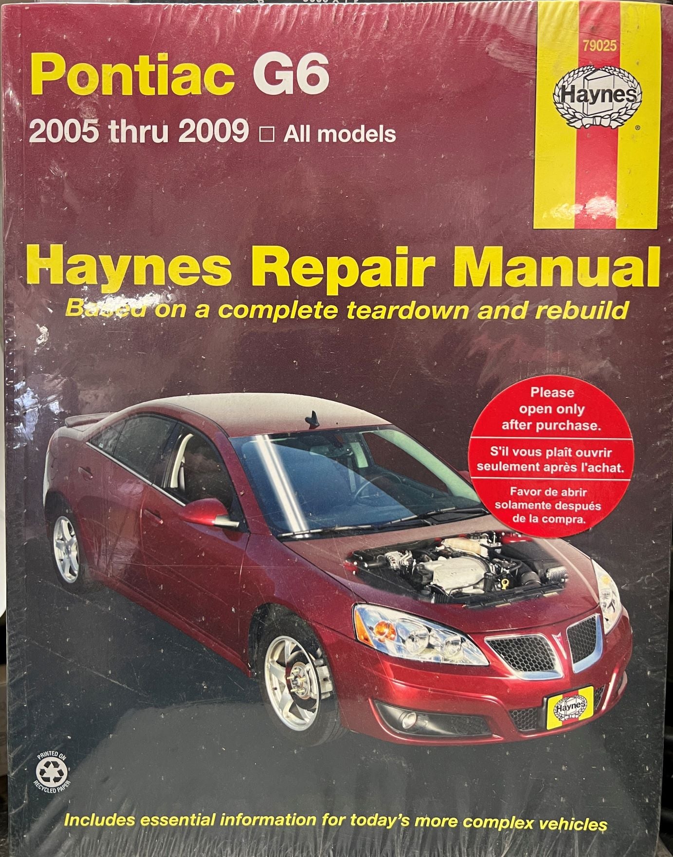 Haynes Repair Manuals and Chilton Total Car Care Manuals