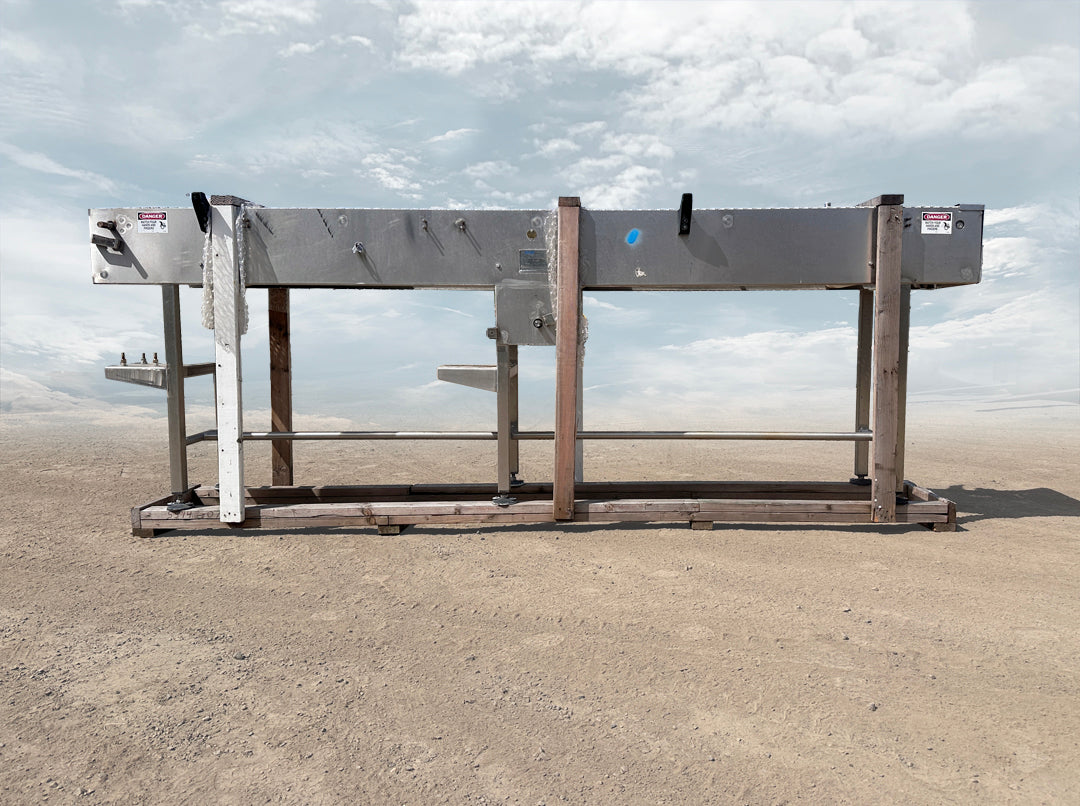 12' KESS Stainless Steel Straight-Line Conveyor