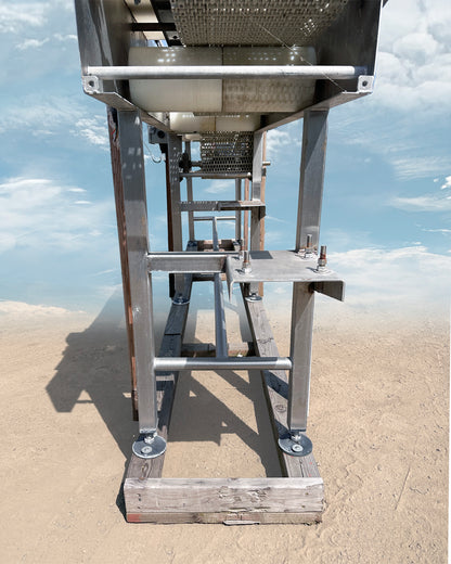 12' KESS Stainless Steel Straight-Line Conveyor
