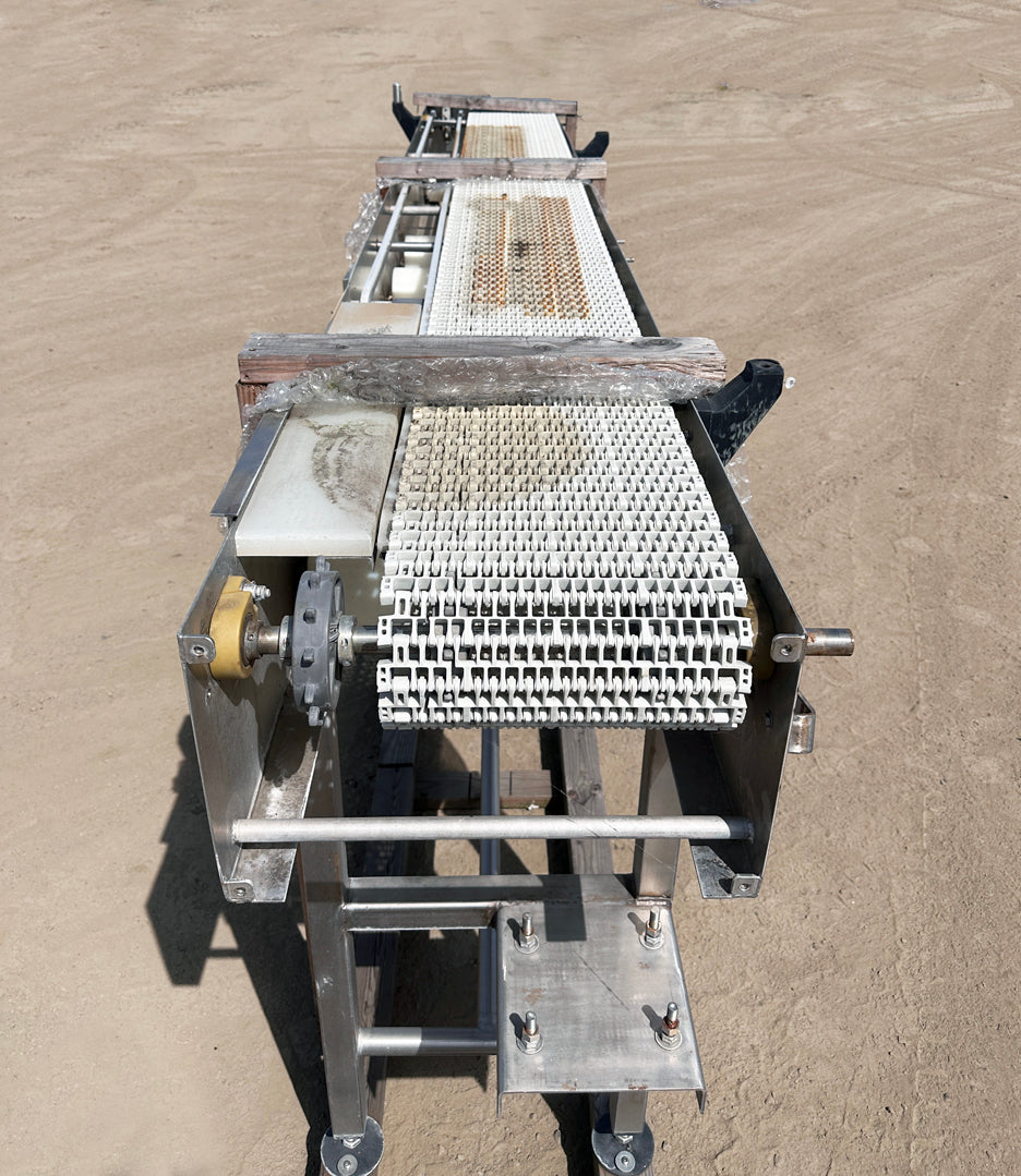 12' KESS Stainless Steel Straight-Line Conveyor