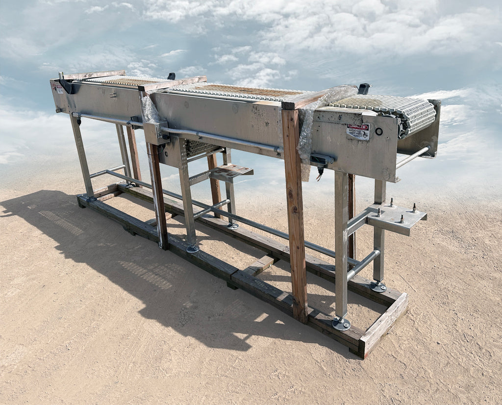 12' KESS Stainless Steel Straight-Line Conveyor