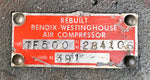 Rebuilt Bendix TF500 284106 Air Compressor