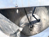 1000 Gallon Food-Grade Stainless Steel Cone-Bottom Mixing Tank