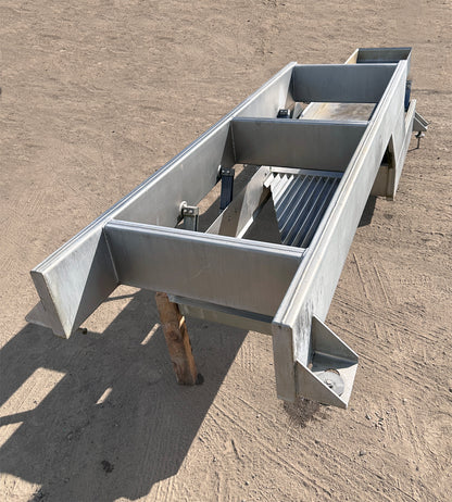 Food-Grade ~17' Stainless Steel Key Technology Vibratory Conveyor