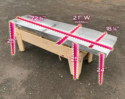 3 Food-Grade Progressive Shaker Tables